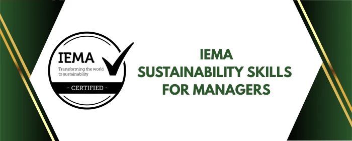 Course IEMA Sustainability Skills for Managers - TCIQ