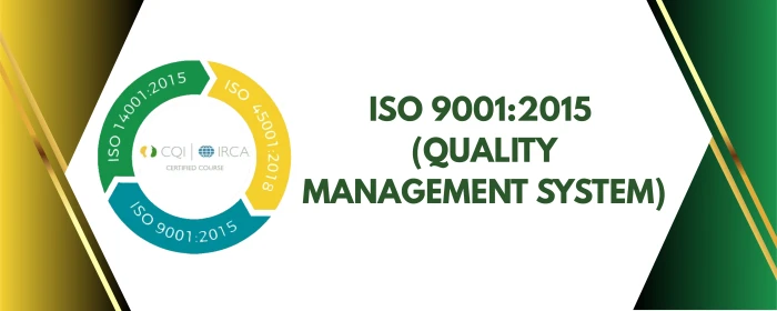 Course ISO 9001:2015 (Quality Management System) - TCIQ